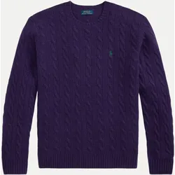 Strickpullover aus Woll-Kaschmir-Mix Violett L