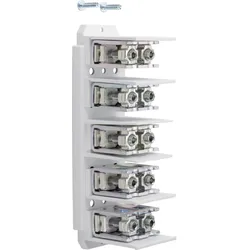 Hager KH95W Anschlußklemme, univ.Z, 35 - 95mm2, 5 polig für Kabelanschlußkasten U84LS/LU/LE