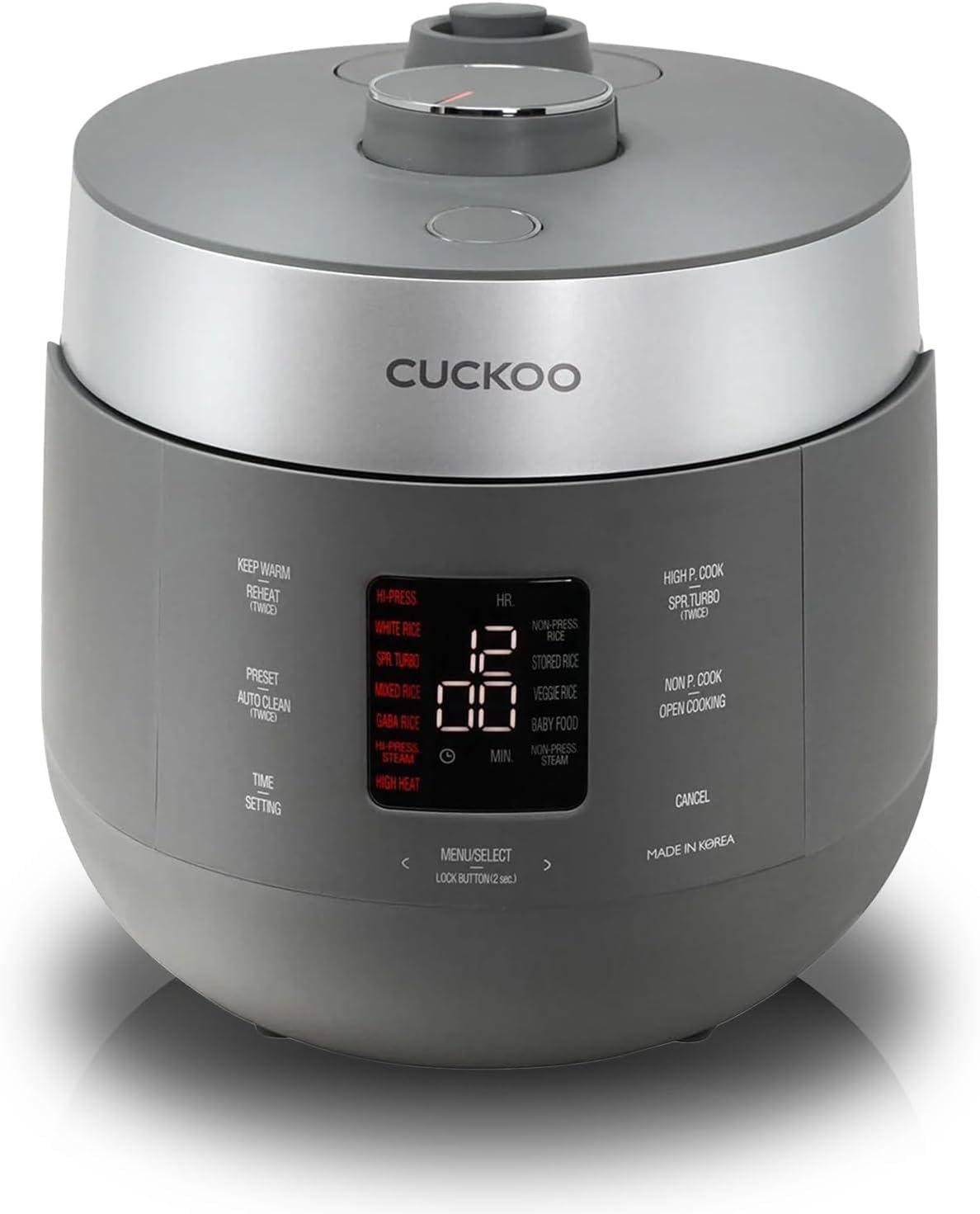 CUCKOO CRP-ST01009F Reiskocher Dampfdruck 1150W 10 Portionen