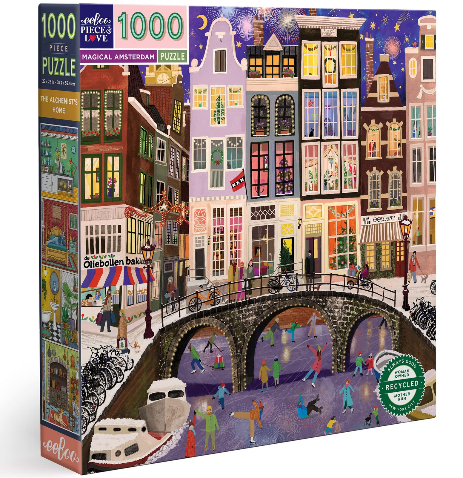 eeBoo Puzzel Magisch Amsterdam - 1000 stukjes
