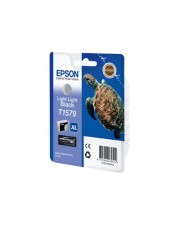 Epson T1579 Light Black Original Blisterverpackung Tintenpatrone für Stylus Photo R3000 (C13T15794010)