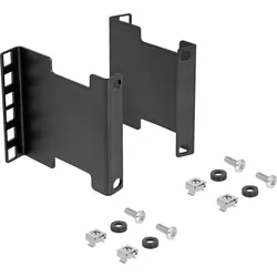 DELOCK 67273 - Server Rack Tiefenerweiterung Montagekit, bis 10 cm, 2HE