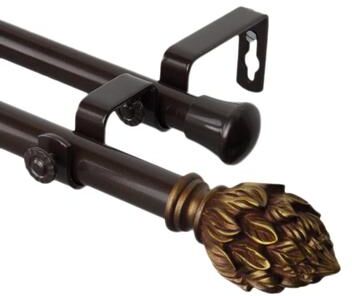 InStyleDesign Kindle Adjustable Double Curtain Rod