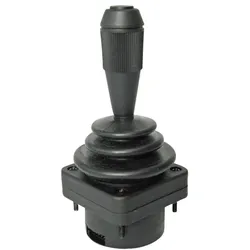 APEM Joystick 2 Achsen Hall, Schalter + Taster, Schwarz