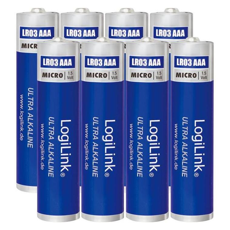 LogiLink Ultra Power (8 Stk., AAA, 650 mAh) (LR03F8)