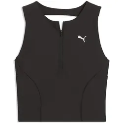 Puma, Damen, Sportshirt, W Run Lightstride Crop Top (M), Schwarz, M