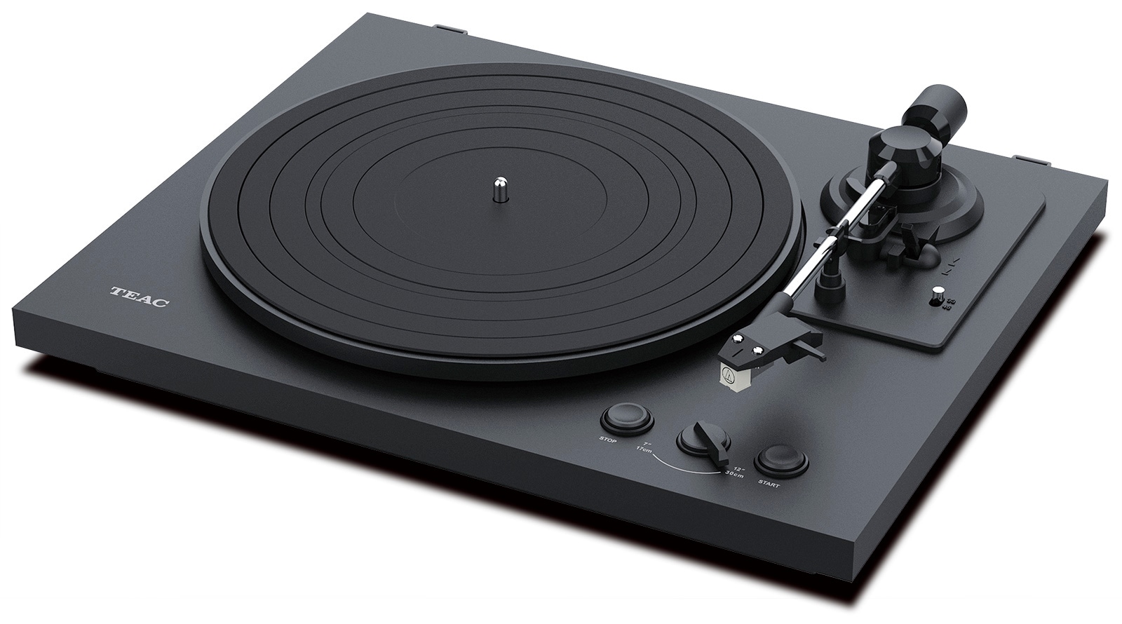 TEAC TN-175-B Plattenspieler schwarz integrierter Phono-Equalizer