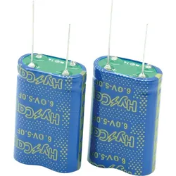 HY-CAP 5,0F 6V - Superkondensator, 5,0 F, 6 V, 10,5 x 21 x 31 mm