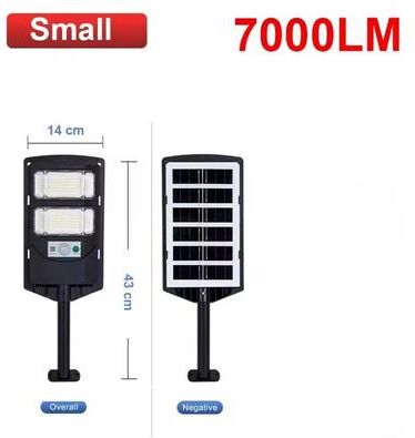 Inspired Finds 100000LM Solar LED Street Light Commercial Outdoor Dusk To Dawn Security Lamp, Waterproof 7000lm