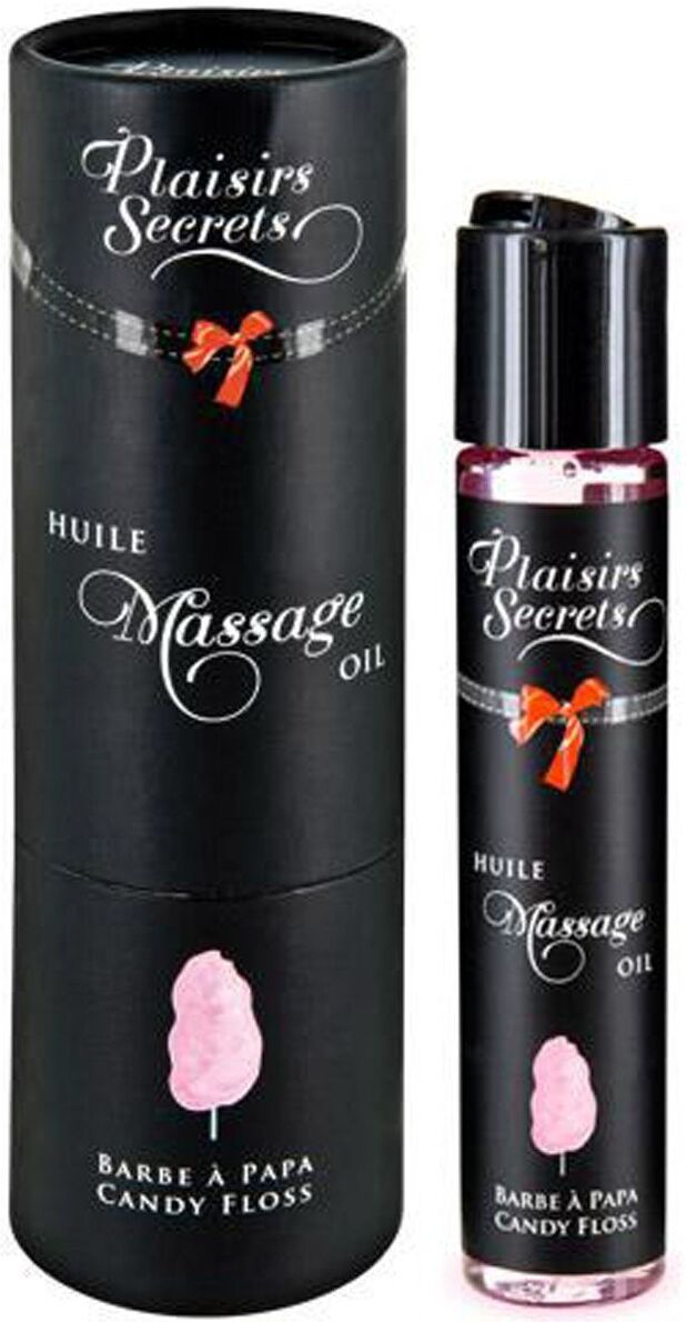 Plaisirs Secrets Huile de massage barbe à papa 59ml
