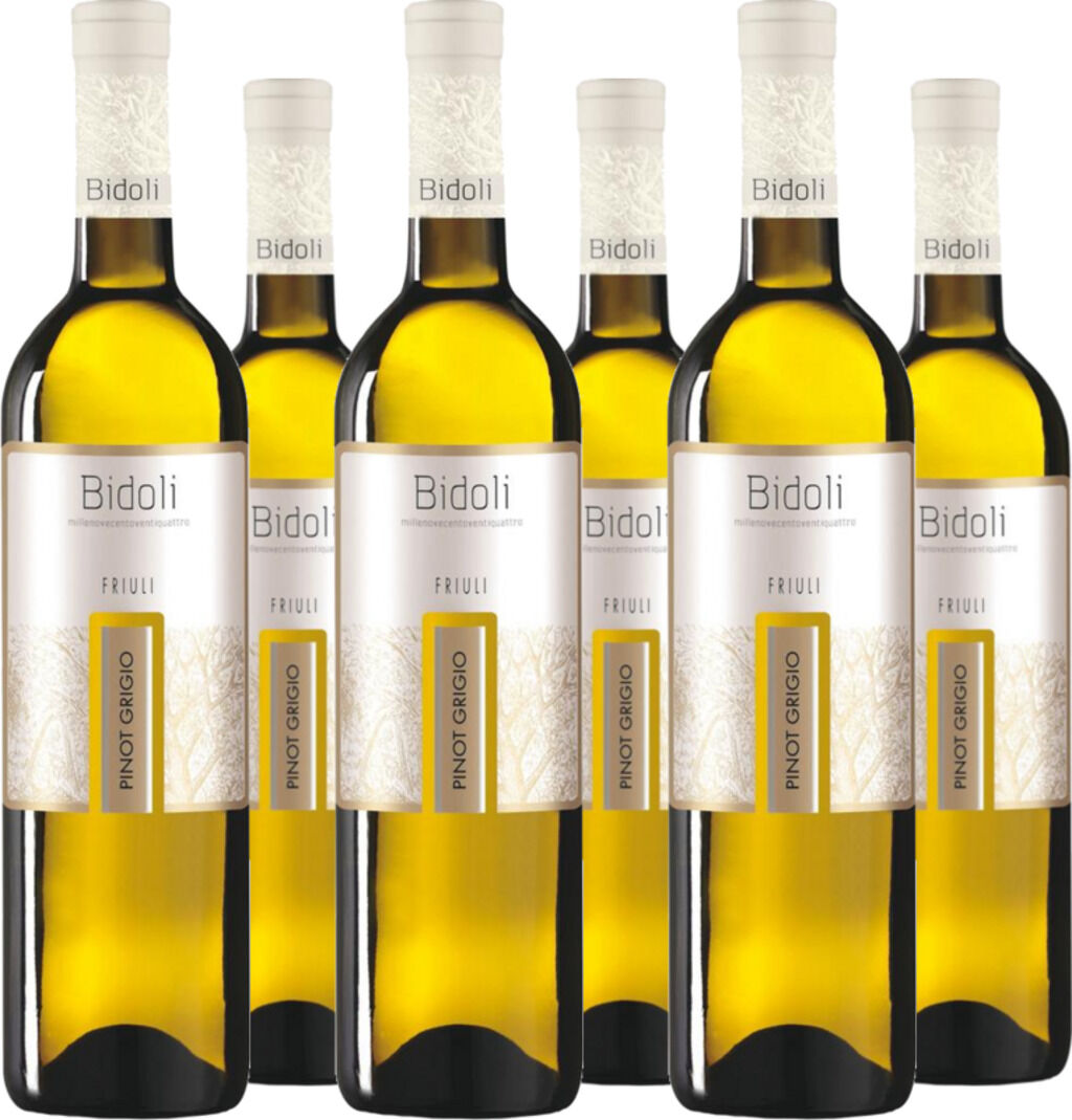 6er Vorteilspaket Bidoli Vini Pinot Grigio Grave Del Friuli 2025 Margherita & Arrigo Bidoli