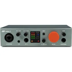 ESI Amber i1 / USB-C Audio Interface 24-BIT w/ 2 Inputs / 2 Outputs, Audio Interface, Orange, Grau