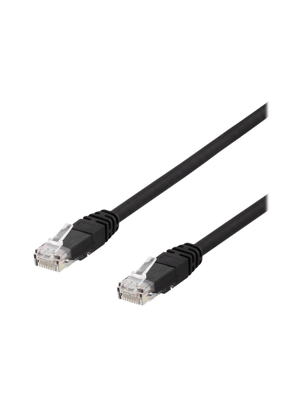 Deltaco TP-620SAU - patch cable - 20 m - black - Schwarz - 20m