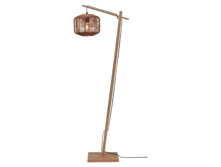 GOOD&MOJO - Lampadaire Tanami - bambou/rotin - 55x30x150cm pour salon\, chambre à coucher