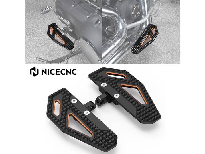 NICECNC Rider repose-pieds repose-pieds pour Harley Dyna Super Glide personnalisé 2006-2013 Street Bob Fat Bob Low Rider Wide Glide 1999-2017
