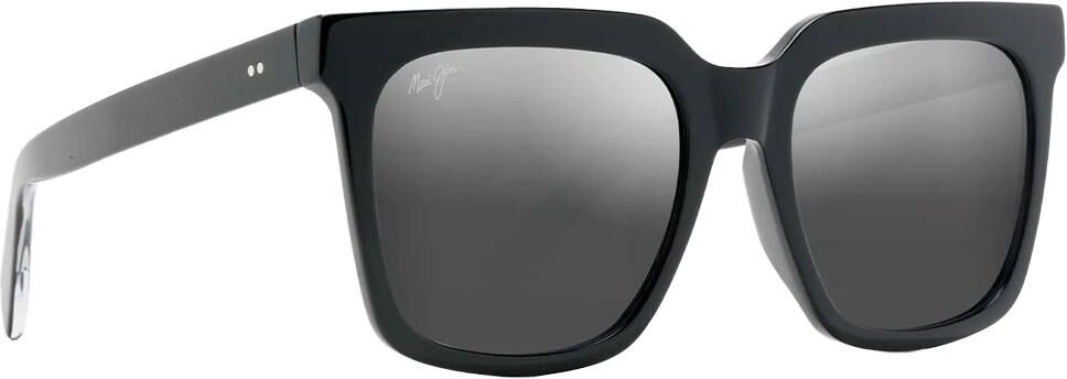 Maui Jim  - Rooftops Noir Cristal Dual Mirror Argent Noir Mineral Superthin - Lunettes de soleil