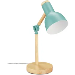 Relaxdays, Tischlampe, Schreibtischlampe (E14)