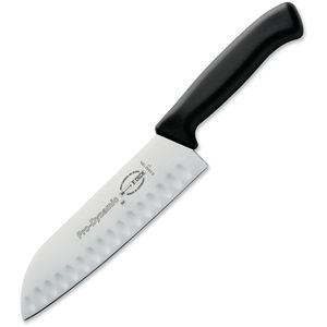 F.DICK Santokumesser Pro Dynamic 85442182K, 18 cm Edelstahlklinge mit Kullenschliff, Kunststoffgriff