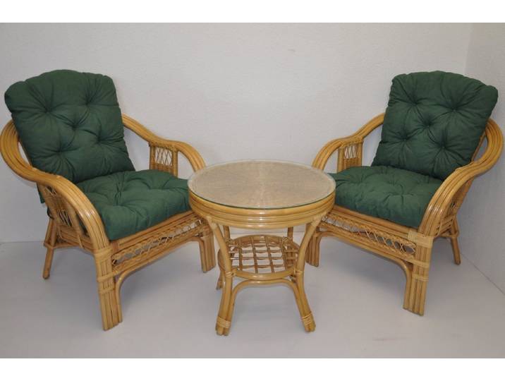 Rattani Rattanstuhl Rattangarnitur Rattangruppe Rio Rattansessel + Rattantisch