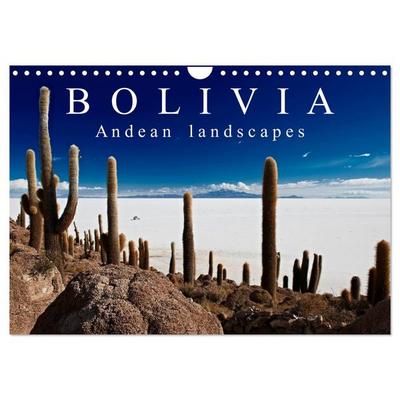 Bolivia Andean landscapes / UK-Version (Wall Calendar 2026 DIN A4 landscape), CALVENDO 12 Month Wall Calendar