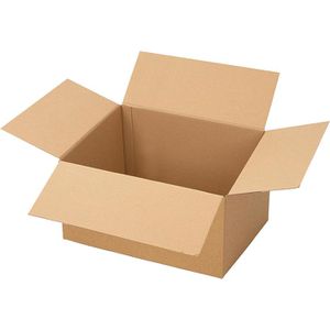Smartboxpro Faltkartons 1-wellig, 20 Stück, braun, Innenmaße: 304 x 217 x 150mm