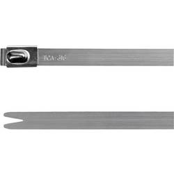 HellermannTyton 111-93089 MBT8S-316-SS-NA-C1 Kabelbinder 201 mm 4.60 mm Silber mit Kugelverschluss 1 St.