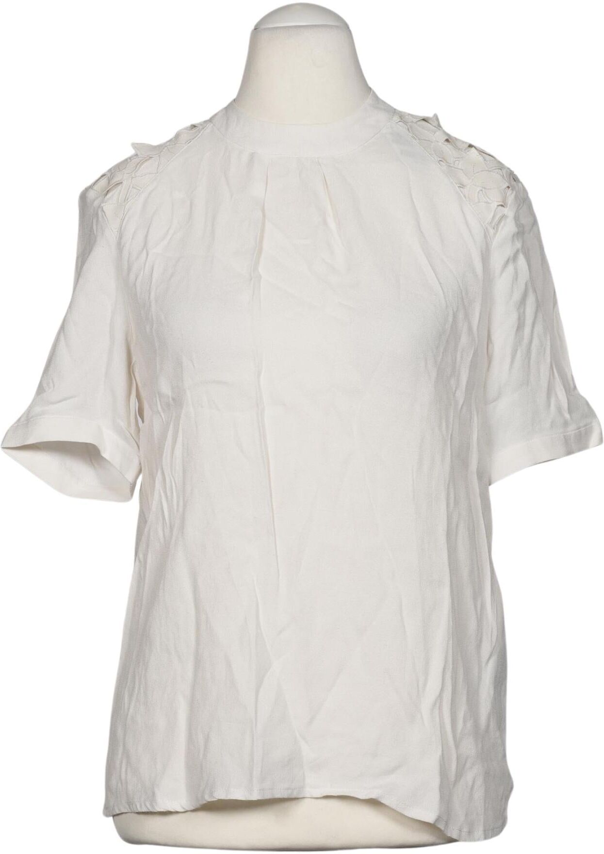 kaviar gauche Damen Bluse, Weiß, Gr. M, Viskose / Synthetik - Second Hand
