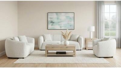 Coaster Aleisha Fabric Upholstered Sofa Set
