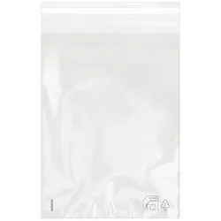 MONOUSO - Flachbeutel BOPP mit Falte Klebstoff 18x25cm G160 (100 Stück)