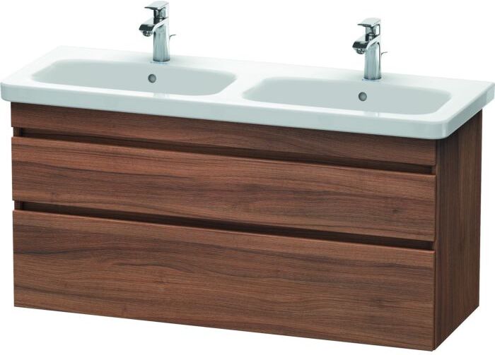 Duravit DuraStyle Waschtischunterbau DS649807979 Nussbaum Natur, 123x44,8x61cm, 2 Auszüge