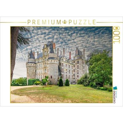 CALVENDO Puzzle Château de Brissac. Ein Motiv aus dem Kalender Châteaux. Im Tal der Loire | 1000 Teile Lege-Größe 64x48cm Foto-Puzzle für glückliche