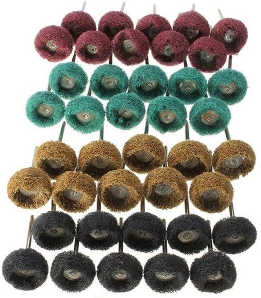 40 stuks Buffing Polijsten Wiel Set voor Dremel Rotary Tool Slijpaccessoires