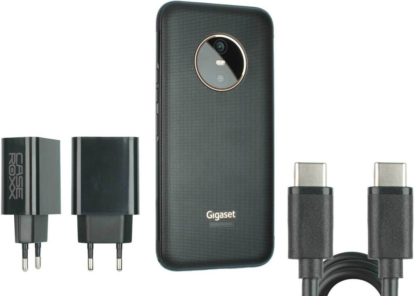 Caseroxx USB Type-C PD-oplader compatibel met Gigaset GS4, GS5, GX4, GX6 en GS6 Pro