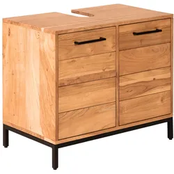 die Faktorei »Urban Spa« Waschbeckenunterschrank I 68x60x40 cm / Akazie massiv