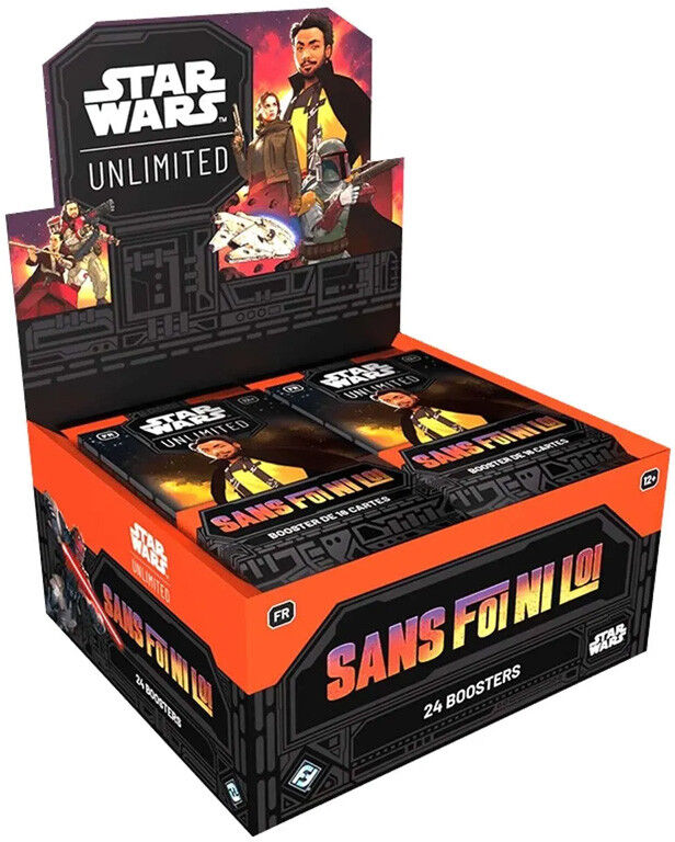 Fantasy Flight Games Star Wars Unlimited : Sans Foi Ni Loi Display 24 boosters FR