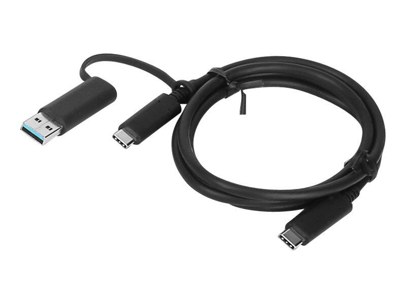 Lenovo USB-C auf USB-A Kabel 4X90U90618