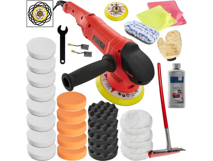 Lustreuse Polisseuse Rectifieuse Excentrique 710W - 29 pièces avec polish