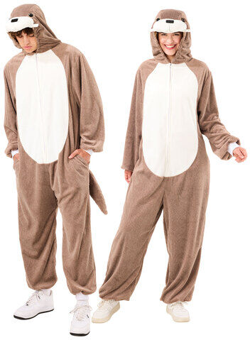 buttinette Overall "Otter", unisex, braun