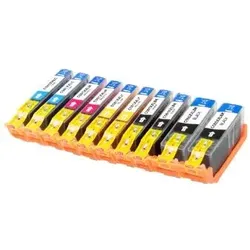 G&G 16140 Druckerpatrone 10 Stück(e) Kompatibel Schwarz, Cyan, Magenta, Gelb, Foto schwarz