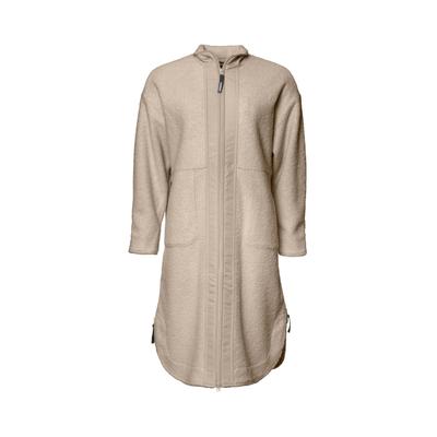Cabanjacke KLEINIGKEIT "Kleinigkeit Teddy Wittler", Damen, Gr. S, beige (sweet caramel), 100% Polyester, unifarben, normal, amerikanischer Ausschnitt, Jacken
