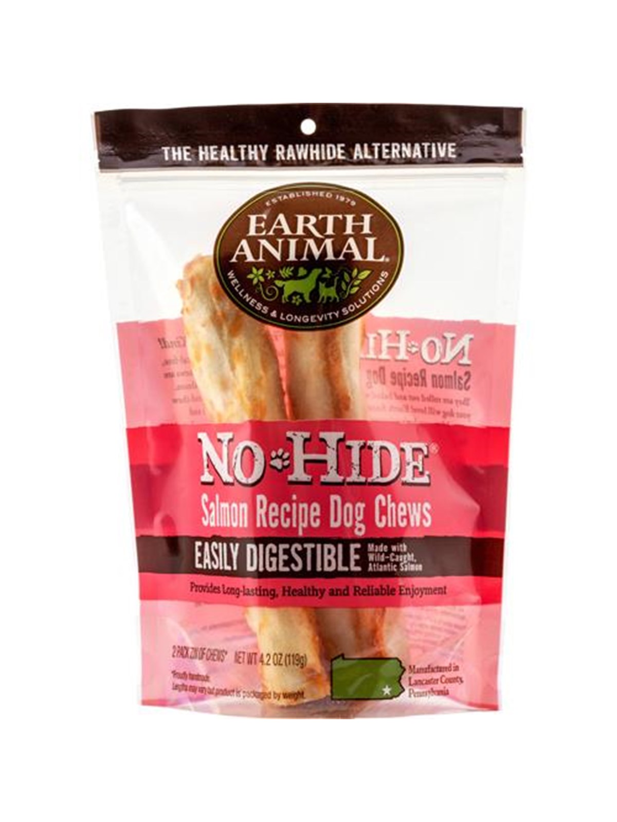 No-Hide Salmon Chews Medium 2 pcs.