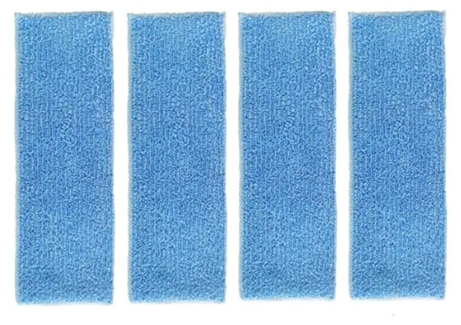 Selius 4 stuks wasbare microfiber mopdoeken vervangende accessoires voor robotstofzuiger