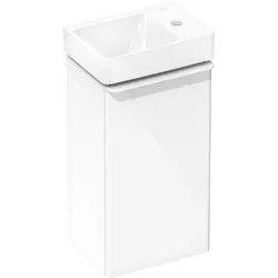 hansgrohe Xelu Q Waschtischunterschrank, 340x245, für Handwaschbecken, eine Tür, Türanschlag links, 54011700, Farbe: Möbel Weiß Hochglanz/Griff Mattweiß