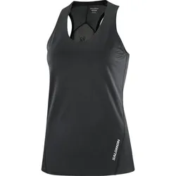 Salmon Damenshirt Sense Aero Singlet - schwarz / 36