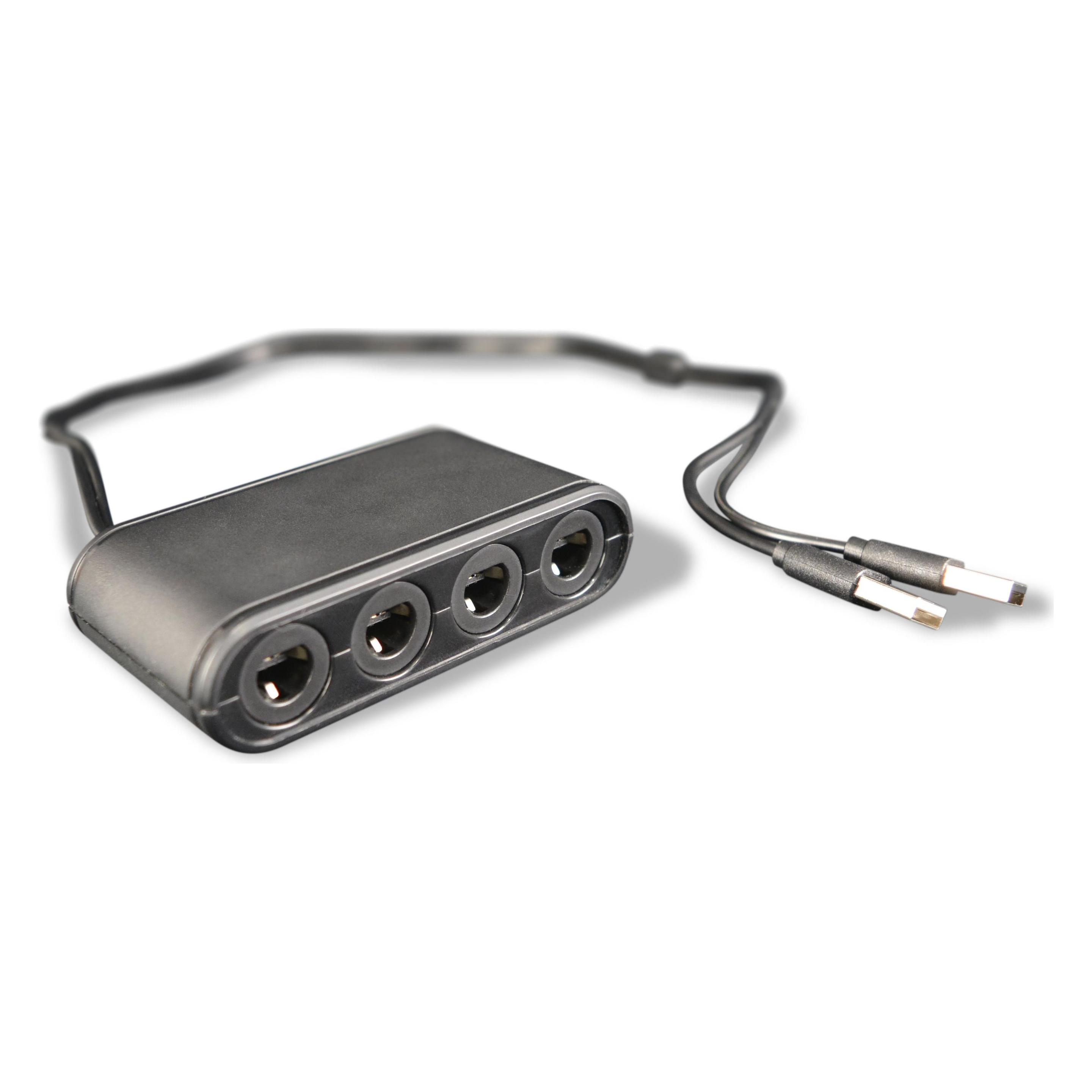 Steelplay GameCube Controller Adapter -neliporttinen adapteri, Switch (Switch) (JVASWI00077)