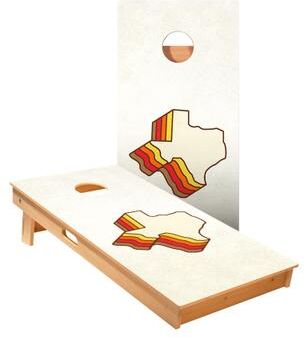 Skip's Garage Retro Texas Cornhole Boards