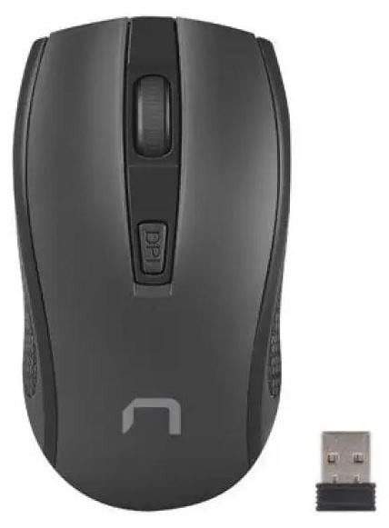 Natec JAY 2 Wireless Optische Muis 2.4 GHz 1600 DPI - Zwart