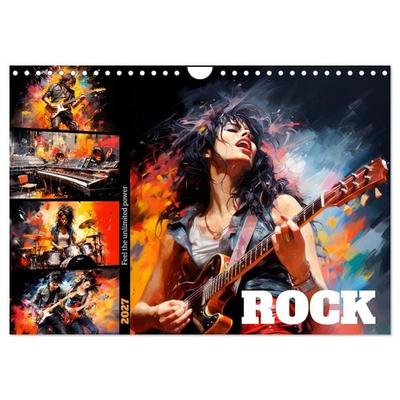 ROCK Feel the unlimited power (Wall Calendar 2027 DIN A4 landscape), CALVENDO 12 Month Wall Calendar