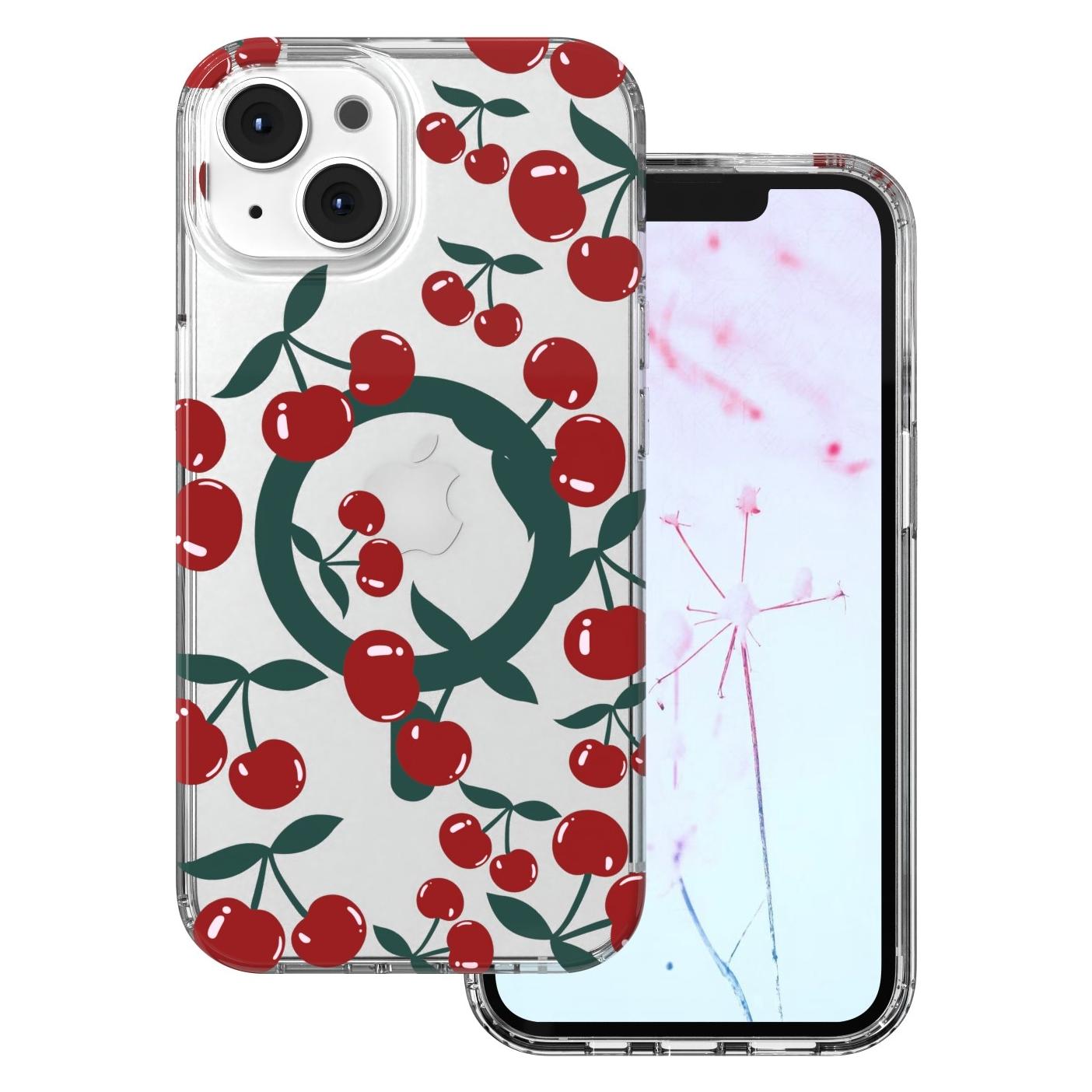 OEM Cherry Mag case for iPhone 15 6,1" transparent (Apple iPhone 15) (GSM277008)