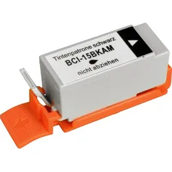 2 kompatible Tinten ersetzt Canon BCI-15BK  schwarz